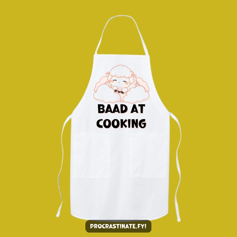 Funny Sheep Cloud Apron: Cook Up Smiles with This Whimsical Chef's Apron