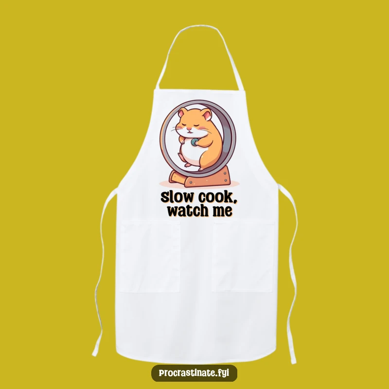 Funny Hamster Wheel Apron: Cook Up a Storm (Eventually) with Hilarious Style