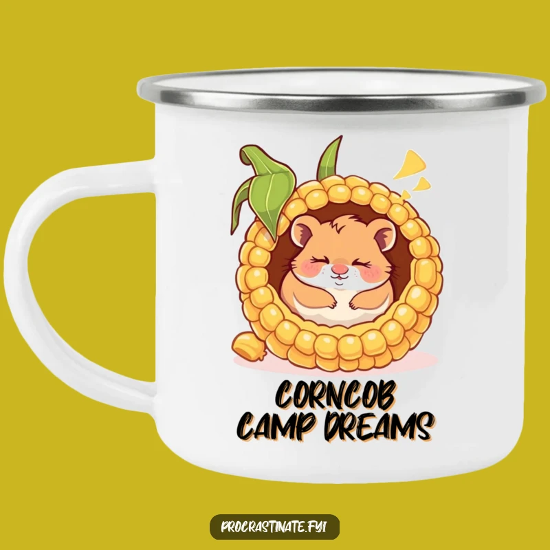 Funny Happy Hamster Camping Mug: Cozy Sips, Dreamy Adventures, Perfect Gift