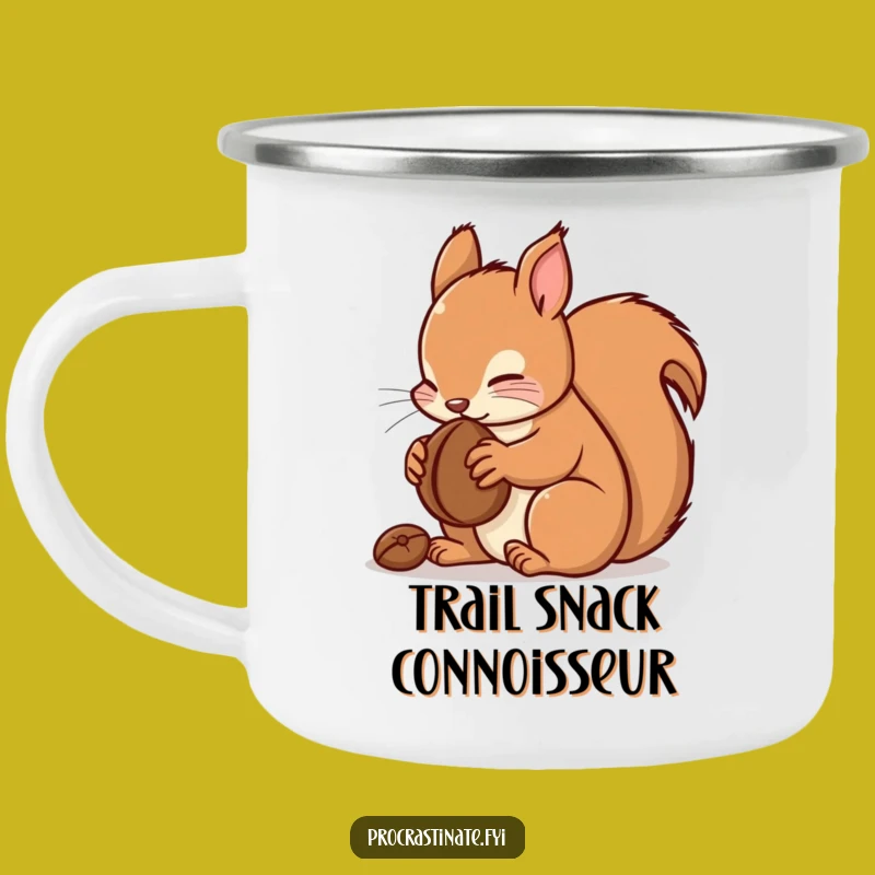 Funny Kawaii Squirrel Camping Mug: Cute Nut Sipper, Your Perfect Outdoor Funny Gift