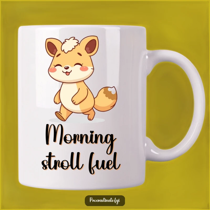 Funny Animal Stroll Mug: Relaxed Gait Character Gift