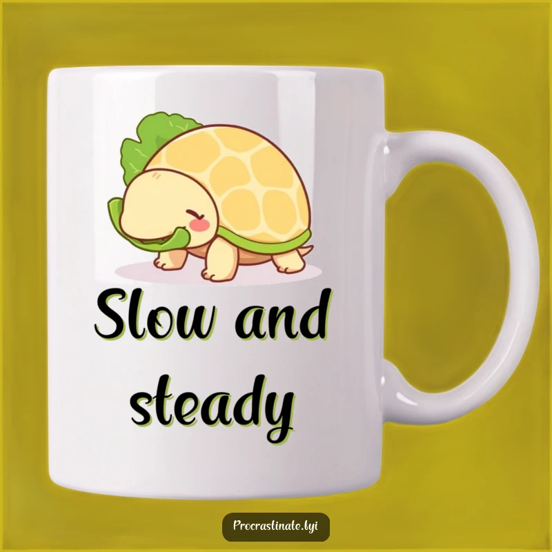 Funny Chill Turtle Mug: Enjoy Life Slowly, Hilarious Tortoise Gift