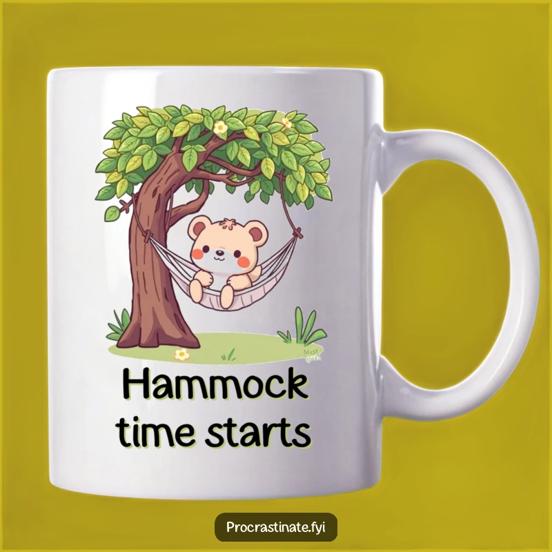 Funny Lazy Animal Hammock Mug - Perfect Relaxing Hilarious Gift