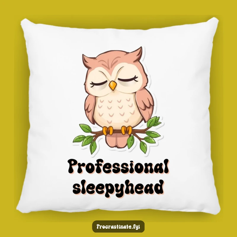 Funny Sleepy Owl Pillow: Cozy and Hilarious Comfort for Nap Lovers