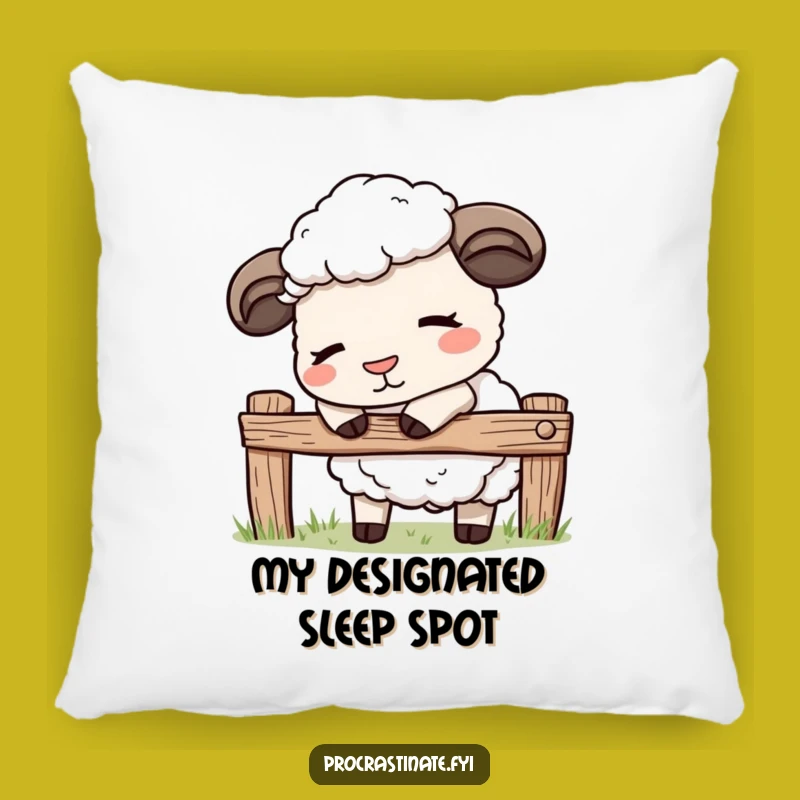 Funny Kawaii Sheep Pillow: Cozy Napping Cushion, The Perfect Funny Gift