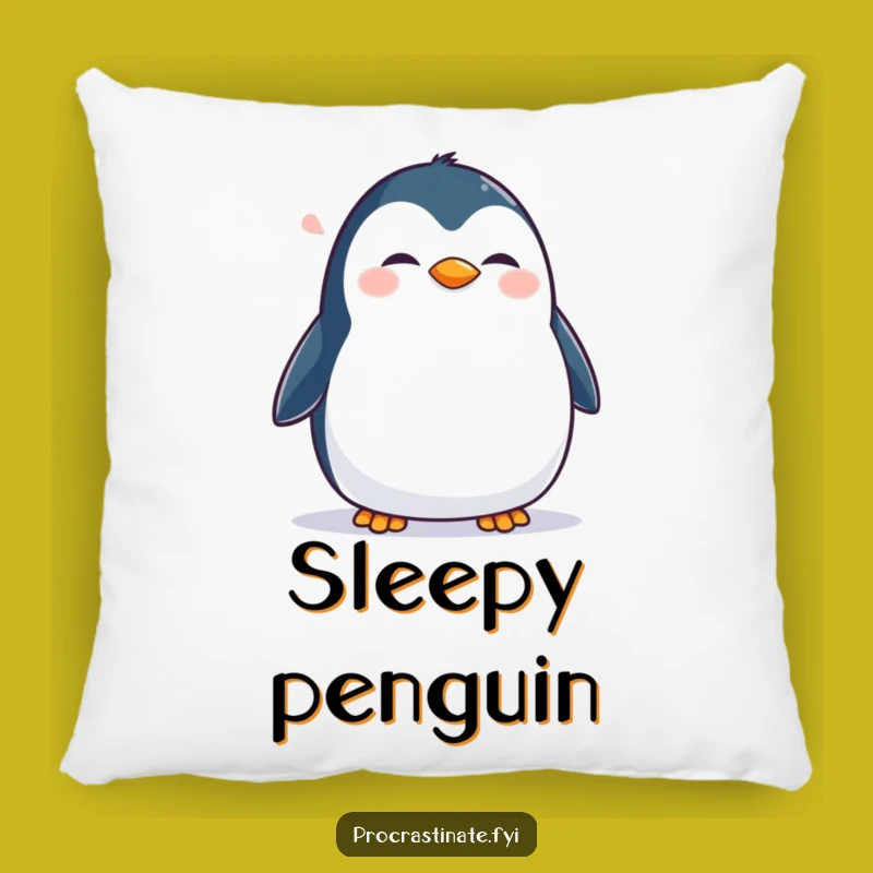 Funny Penguin Pillow: Add Happy Charm to Your Decor with This Cute Pillow