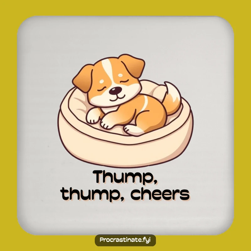 Funny Content Dog Coasters: Protect Surfaces with Adorable Canine Flair