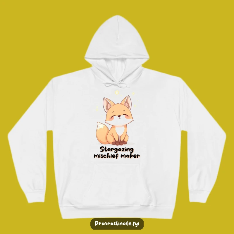 Funny Fox Sky Hoodie: Cozy & Hilarious Whimsical Comfort Wear
