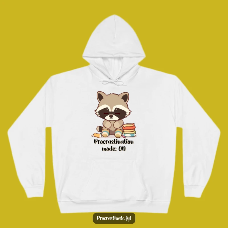 Funny Raccoon Hoodie - Cozy Socks & Chore Avoidance - Ultimate Lazy Gift