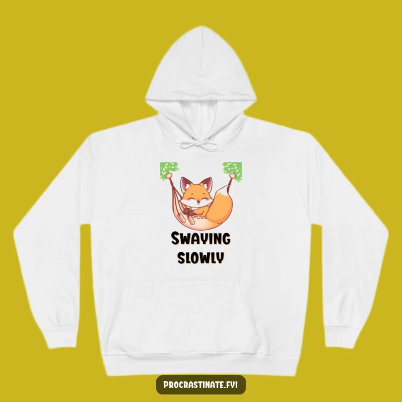 Funny Fox Hammock Hoodie: Cozy Up in Relaxed Funny Style