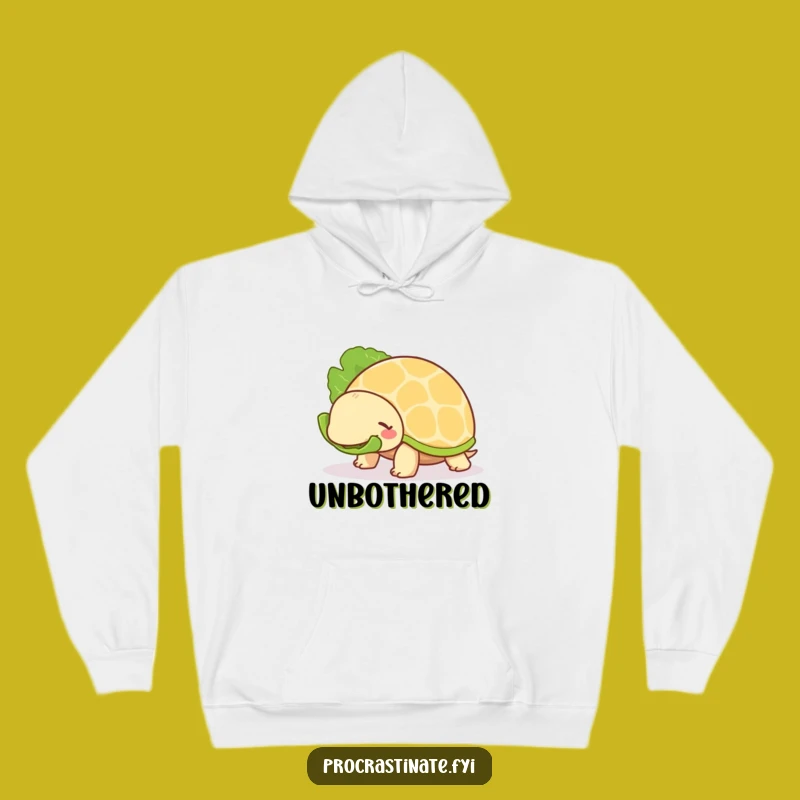 Funny Chill Turtle Hoodie: Cozy Sweatshirt for Unhurried Souls