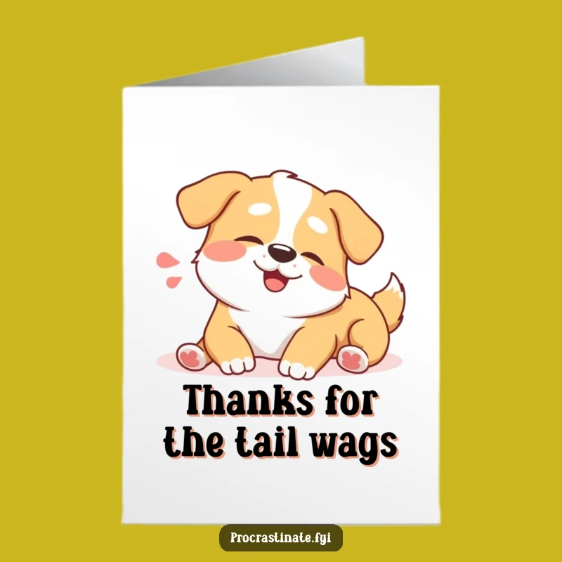 Free Printable Thank You Card: Lazy Dog Sigh, Downloadable Gift
