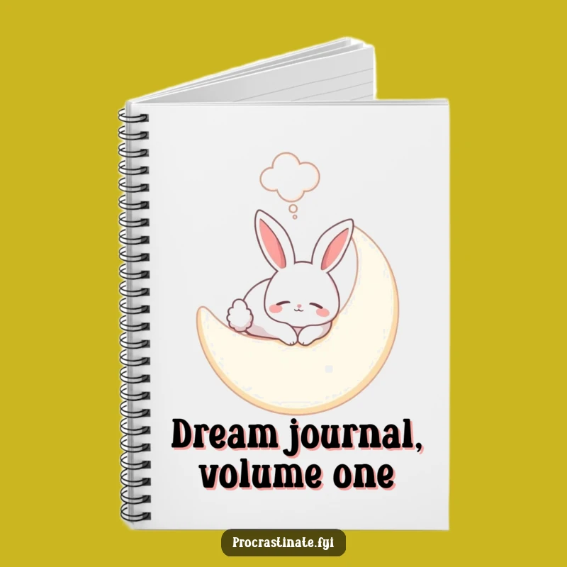 Funny Bunny Moon Notebook: Dreamy Notes with Celestial Humor, Great Funny Gift