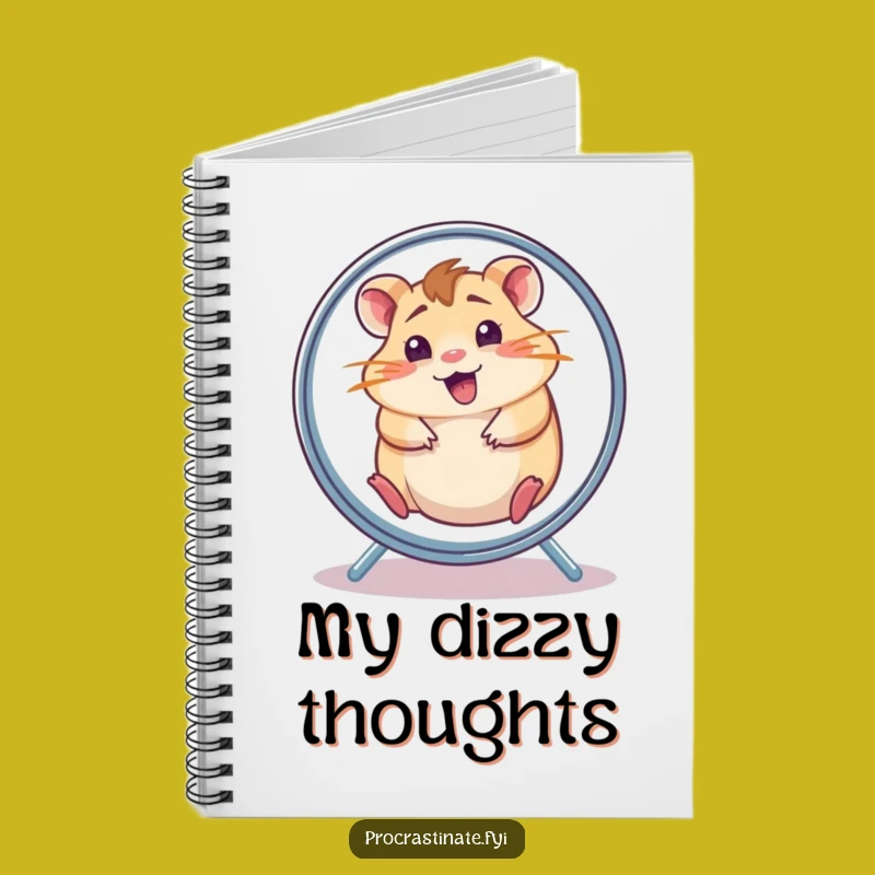 Funny Hamster Wheel Notebook: Hilarious Journal for Energetic Ideas