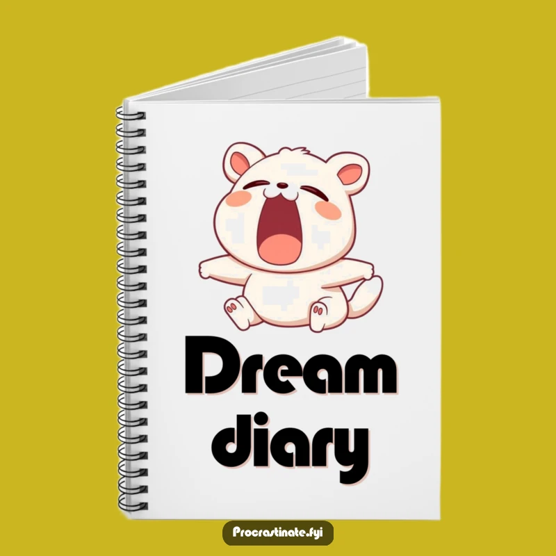 Funny Yawning Animal Notebook - Hilarious Journal for Relaxed Ideas