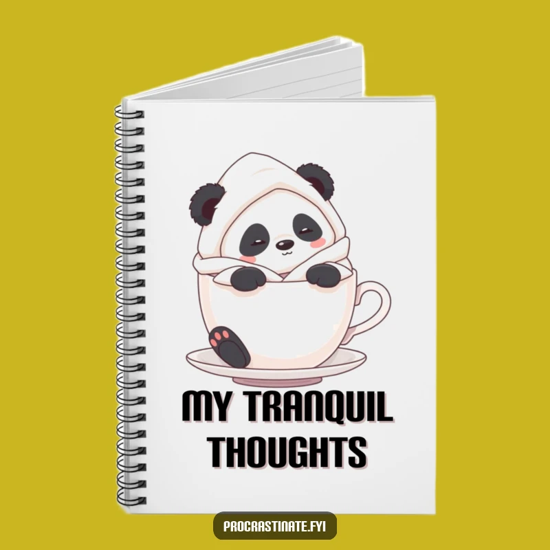 Funny Panda Relaxation Journal: Jot Down Your Cozy Thoughts