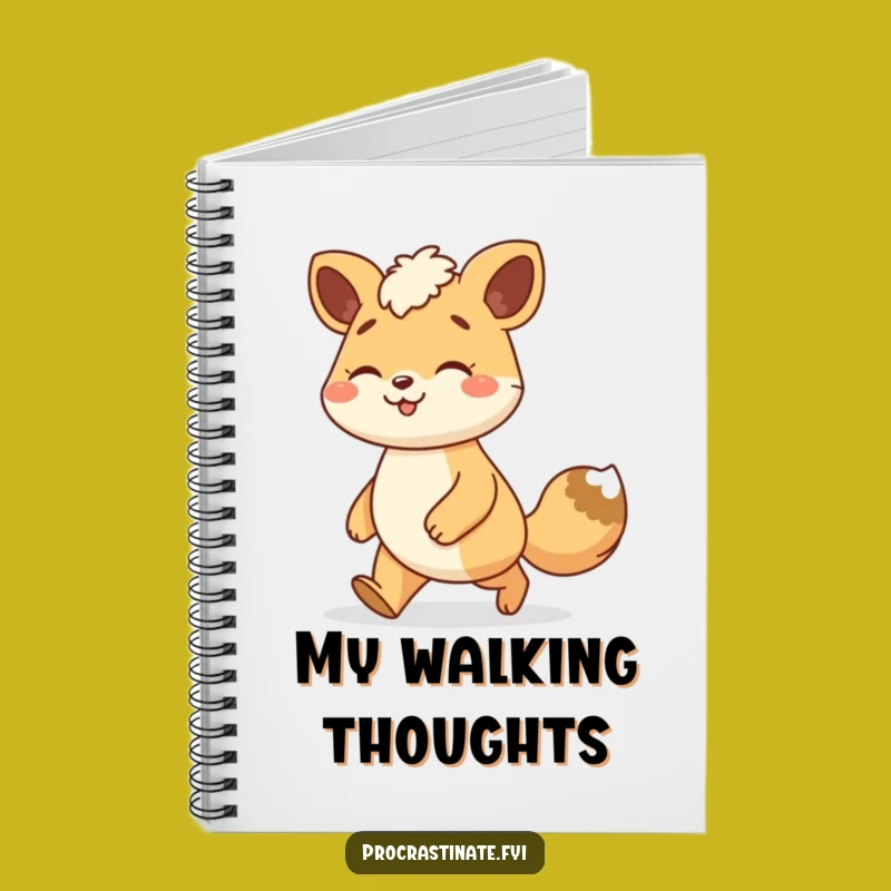 Funny Animal Stroll Notebook: Relaxed Gait Journal Gift