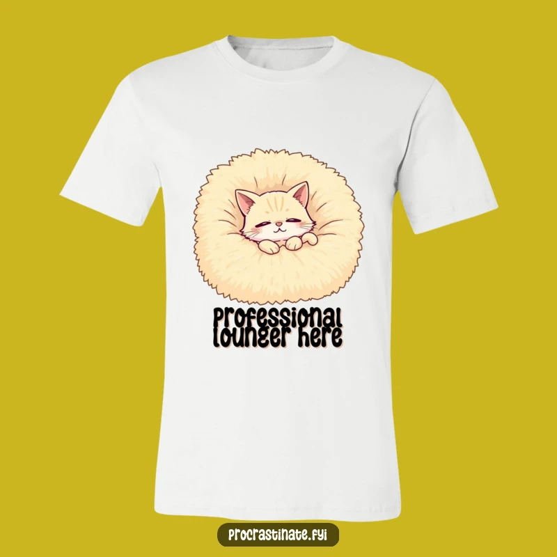 Funny Cat Blanket T-Shirt: Lounge in Comfort and Style