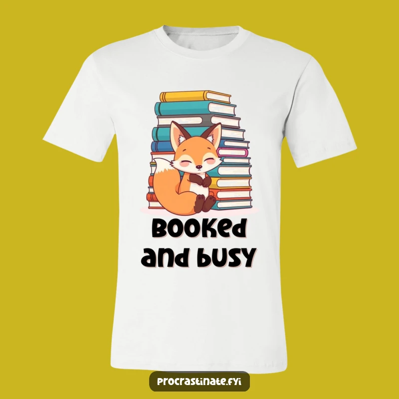 Funny Fox Bookworm T-Shirt: Relaxed Reader Gift, Perfect for Avid Book Lovers