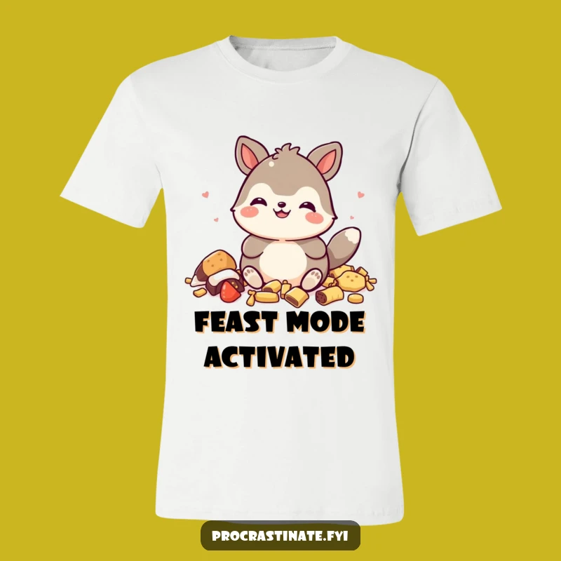 Funny Snack King Animal T-Shirt - Hilarious Outfit for Your Cheat Day