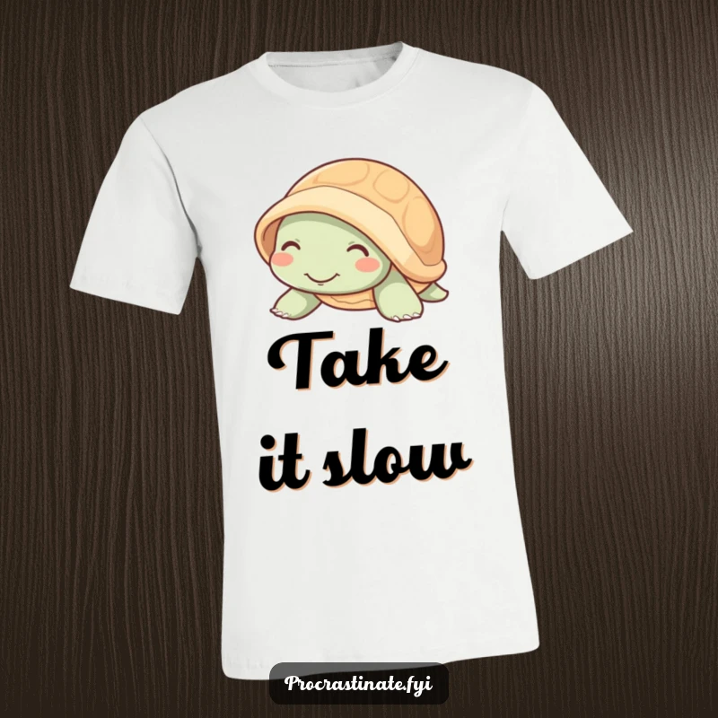 Funny, mellow turtle smiling as it emerges slowly from its shell, embodying peacefulness and contentment.