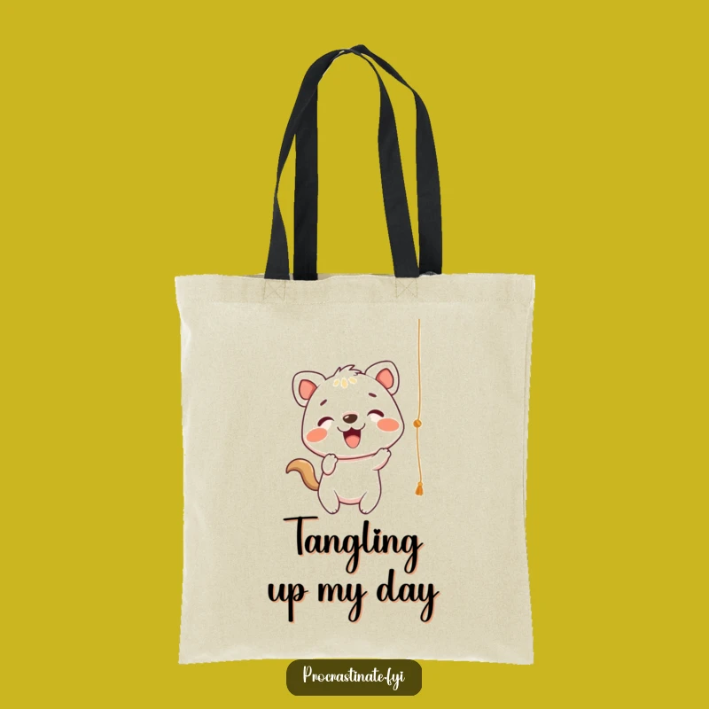 Funny Batting Animal String Tote: Cheerful Play Bag, Perfect Gift!